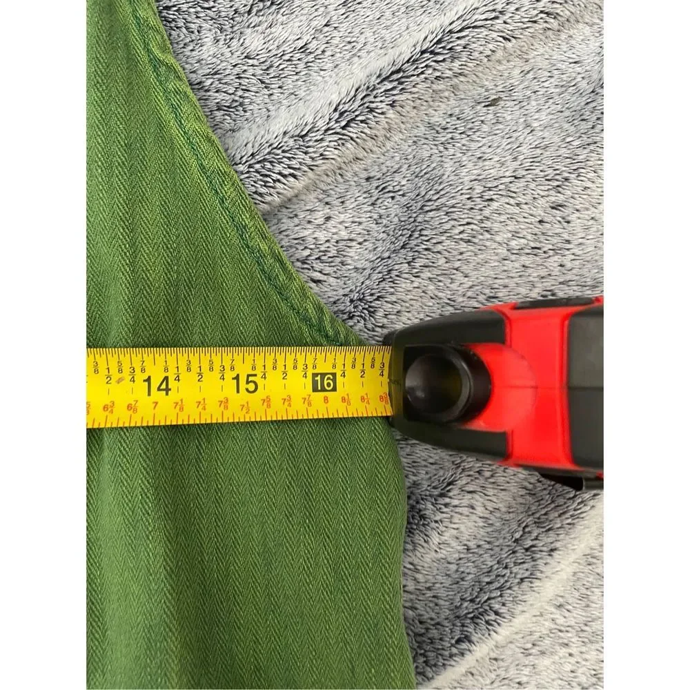 SOLD Free People We The Free Hunter Denim Overall in Spring Green Size Small - Picture 11 of 12